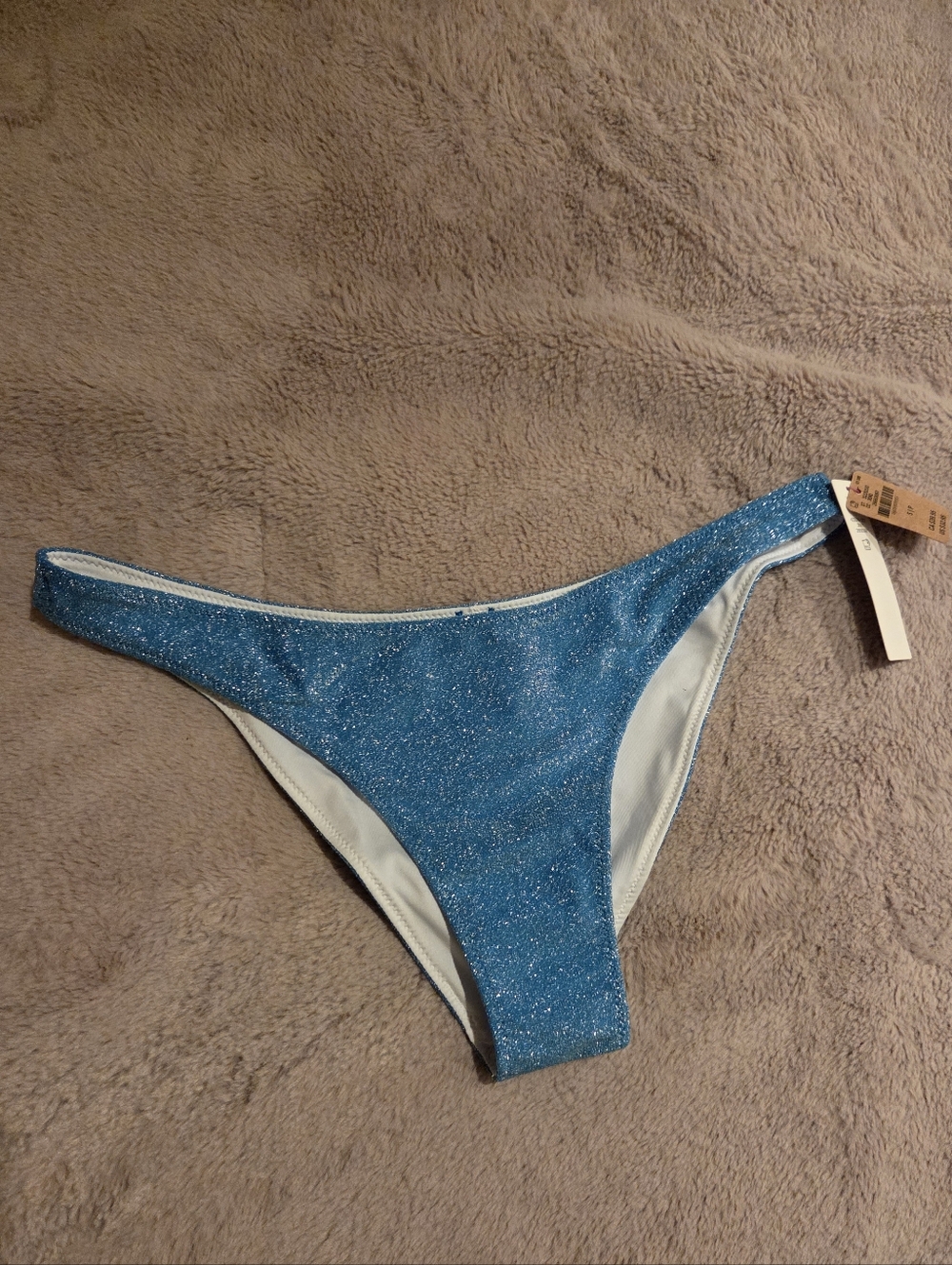 Blue Glitter Bikini Bottom